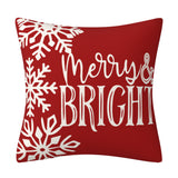 Christmas Snowman Pillow Cover, Big Red Snowman Printed Cushion Cover, Decorative Sofa Cover, Home Furnishings - V.I.P Digital Presence
