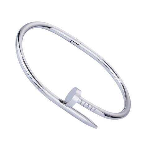 Diamond titanium steel bracelet for women, light luxury, non fading card home nail bracelet - V.I.P Digital Presence