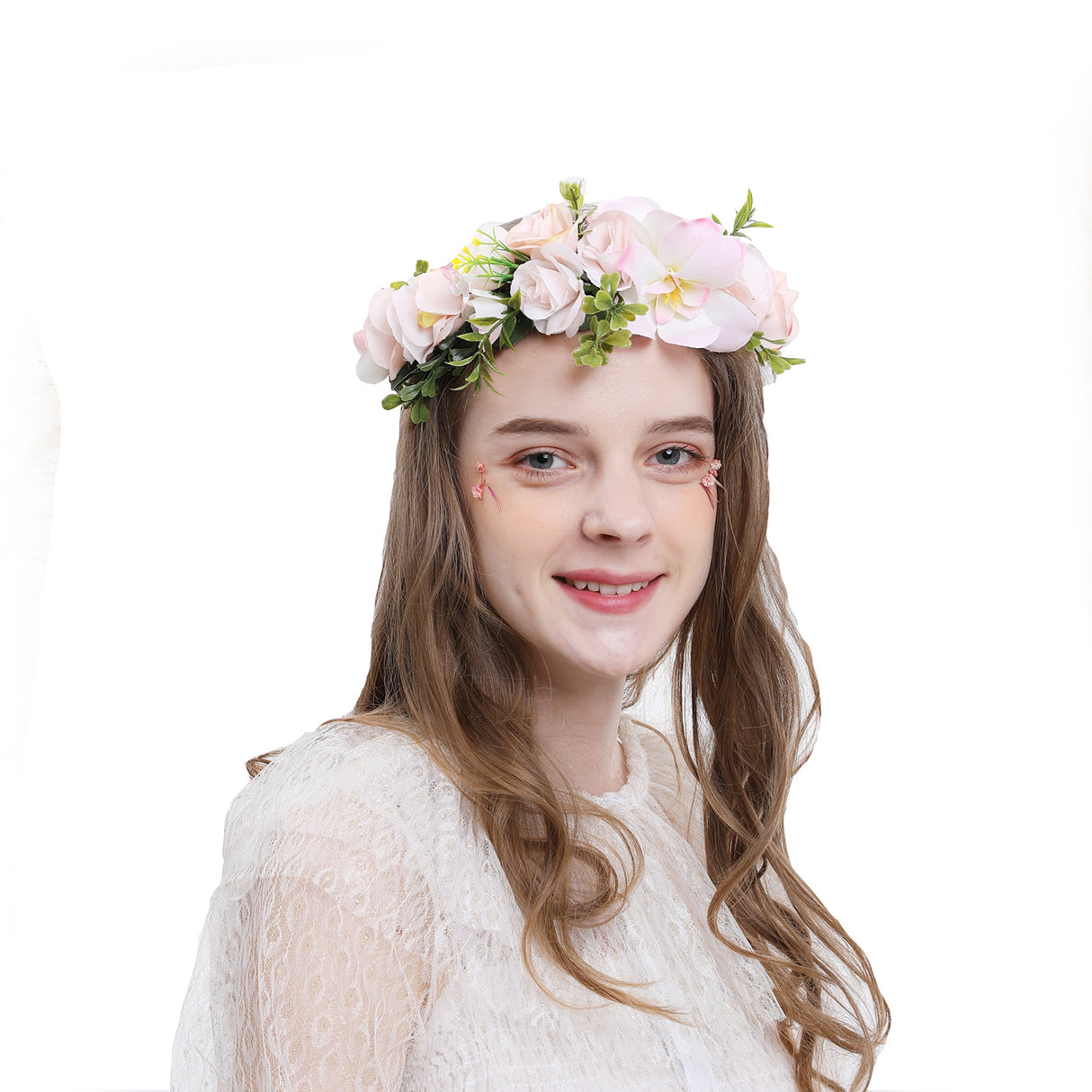 Hawaiian Vacation Wreath Headwear Beautiful Bridal Hairbands Wedding Hair Accessories Headwear Wreath - V.I.P Digital Presence