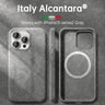 Italian Alcantara Case for iPhone 15 Pro Max Business Leather Phone Back Cover for iPhone 13 Pro Max Magnets - V.I.P Digital Presence