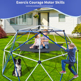 10FT Climbing Dome for Kids Jungle Gym Apply To Park Dome Climber With Hammock Playground Equipment - V.I.P Digital Presence