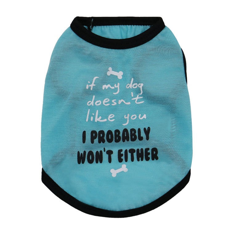 Dog Clothes Summer Clothes Teddy Pet Vest Bears Fadou Small Dogs Puppies Cats Thin Light and Breathable - V.I.P Digital Presence