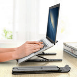 Portable Laptop Stand Foldable Height Adjustable Support Base Computer Cooling Stand Hollow Design Laptop Holder - V.I.P Digital Presence
