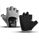 Guantes de yoga fitness con medio dedo, resistentes al desgaste y anti-capullo, con protección contra rozaduras de hierro.