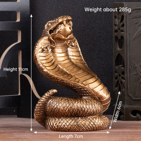 2025 Snake Year Resin Snake Decoration, Chinese Style Desktop Lucky Ornament - V.I.P Digital Presence