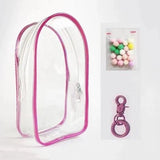 Labubu storage bag PVC high transparency thickened outdoor bag Xingdailu cotton doll exhibition walking bag labubu - V.I.P Digital Presence