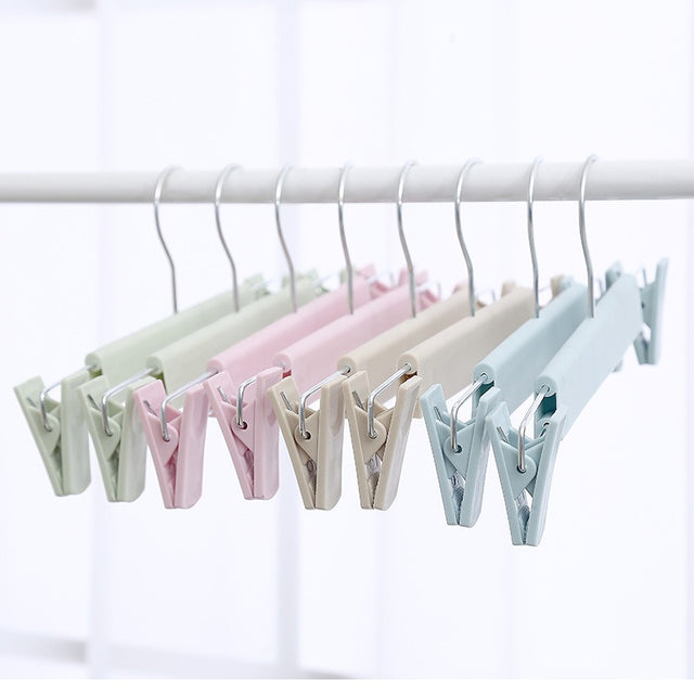 Non-Slip Plastic Clothes Rack Trouser Rack Skirt Clip Underwear Rack Frosted Drying Clothes Rack - V.I.P Digital Presence