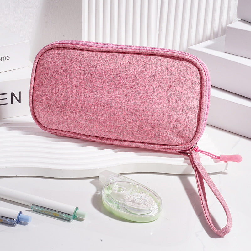 Multi - Functional Digital Accessories Organizer with Multiple - Layer Data Cable Pouch, Dust - proof Headphone Bag and Power Bank Pocket - V.I.P Digital Presence