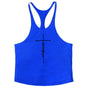 Pure cotton bodybuilding and fitness vest muscle men's sports deep digging 1cm thin shoulder strap sling - V.I.P Digital Presence