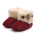 Fashion Winter Baby Boots Infant Girls Boys Warm Ankle Snow Boots Toddler Fur Plush Insole Buckle Boots Shoes - V.I.P Digital Presence