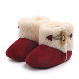 Fashion Winter Baby Boots Infant Girls Boys Warm Ankle Snow Boots Toddler Fur Plush Insole Buckle Boots Shoes - V.I.P Digital Presence