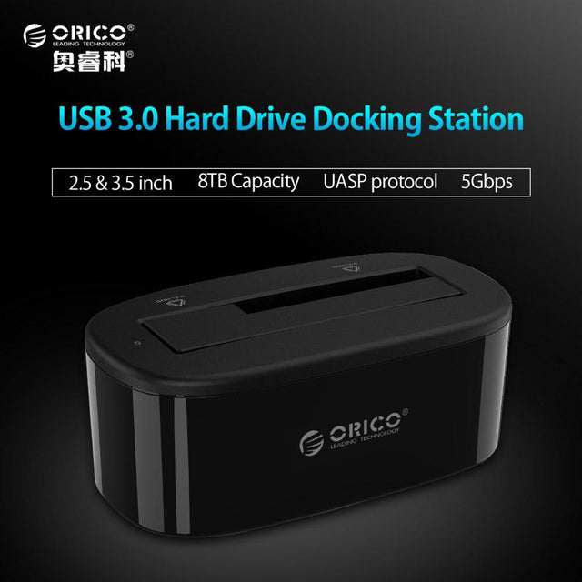 ORICO 6218US3 External HDD Docking Station 5Gbps USB 3.0 to SATA HDD Case Support UASP for 2.5/3.5 inch HDD/SSD 8TB - V.I.P Digital Presence
