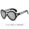 New European and American Sunglasses for Women UV400 Fashion Double Beam Round Frame Personalized PC Hollow Sunscreen Sunglasses - V.I.P Digital Presence
