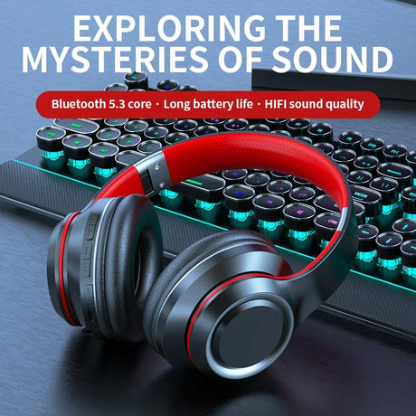 DR90 Wireless Headphones Headwear Creative Heavy Bass Effect Ultra Long Endurance Earphones - V.I.P Digital Presence