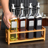 Transparent glass automatic opening and closing nozzle oil bottle - V.I.P Digital Presence
