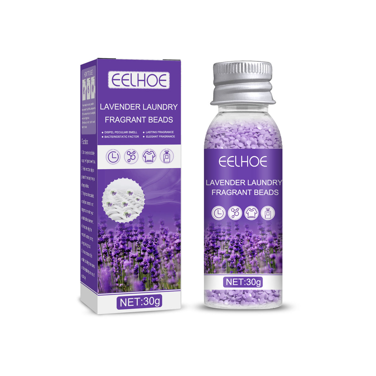Lavender Laundry Perfume Beads, Laundry Decontamination Protective Clothing Soft Lasting Fragrance Beads - V.I.P Digital Presence