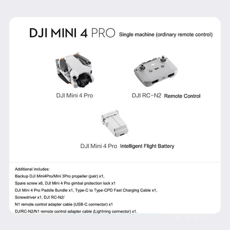 DJI Mini 4 Pro, an all-in-one mini aerial camera from DJI, is an entry-level drone that intelligently follows panoramic shooting - V.I.P Digital Presence