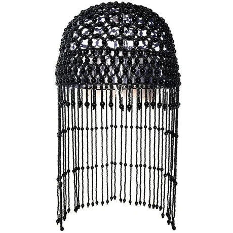 Handmade hollowed out headpiece performance pearl tassel hat - V.I.P Digital Presence