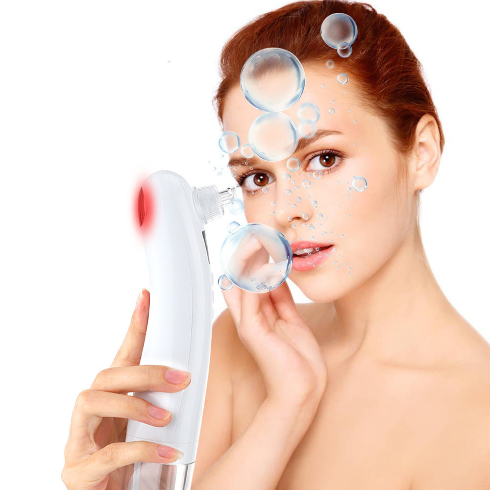 Hailicare Small Bubble Hot Compress Blackhead Instrument With Water Tank To Suck Blackheads USB Charging Beauty Instrument - V.I.P Digital Presence