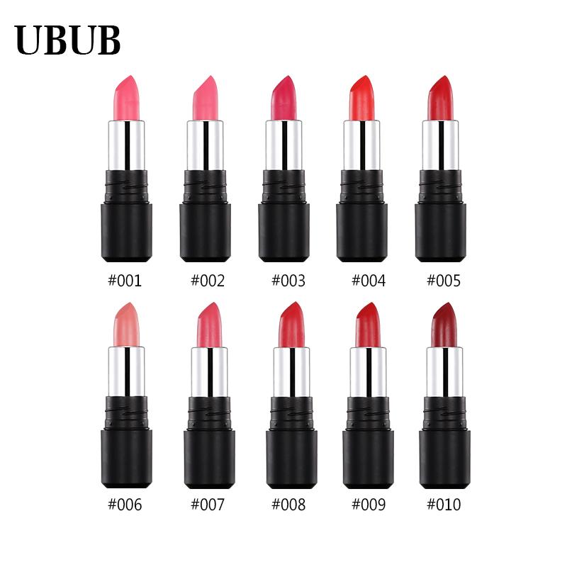 UBUB Waterproof Moisturizer Smooth Lipstick Luxury Velvet Lip Stick Matte Long Lasting Sexy Lips Beauty Makeup Women Gift - V.I.P Digital Presence