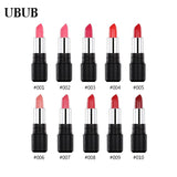 UBUB Waterproof Moisturizer Smooth Lipstick Luxury Velvet Lip Stick Matte Long Lasting Sexy Lips Beauty Makeup Women Gift - V.I.P Digital Presence