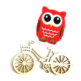 6pcs 4.2*5.3cm Owl Embroidered Iron-On Patches for Clothes Stickers Badge Applique Stripe DIY Accessories - V.I.P Digital Presence