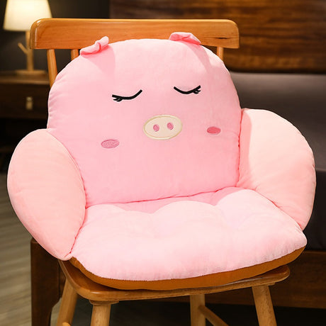 Cushion Office Long Sitting Waist Protection Cushion Integrated Seat Cushion Student Dormitory Chair Plush Backrest Cushion - V.I.P Digital Presence