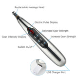 Rechargeable Acupoint Massage Pen 5-Head Meridian Pen Massager Magnetic Therapy Pain Relief Massager - V.I.P Digital Presence