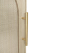 Corner cabinet ,Rattan door,Freestanding Corner Tables For Small Spaces, Corner Shelf Stand For Living Room, Kitchen, Bathroom - V.I.P Digital Presence
