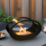 Alcohol fireplace real fire cruise ship oval glass tabletop fireplace metal storm heating wall - V.I.P Digital Presence
