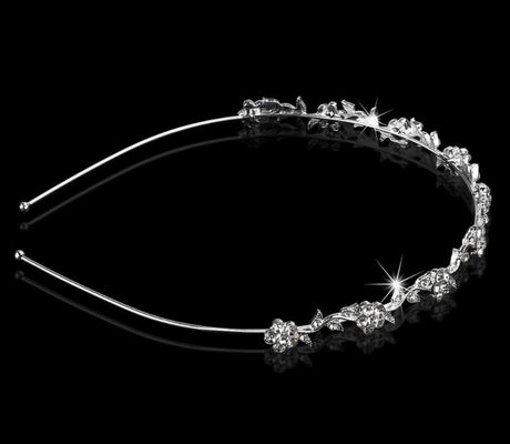 Plum blossom rhinestone bridal headband hair ornament headdress - V.I.P Digital Presence