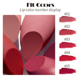 Fit Colors Mini Capsule Matte Lipstick Matte Velvet Does Not Fade Portable Mini Lipstick - V.I.P Digital Presence