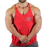 Sportswear vest men's round neck men's cotton vest loose shoulder sleeveless basketball suit - V.I.P Digital Presence