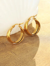 Double U-shaped earrings with titanium personalized earrings for women - V.I.P Digital Presence