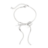 Simple and cool butterfly bow long ankle chain Anklet fashion versatile chain - V.I.P Digital Presence
