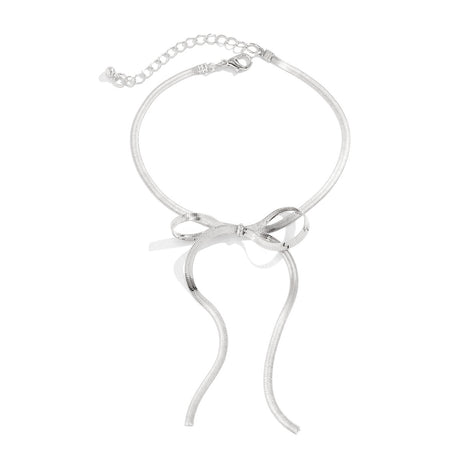 Simple and cool butterfly bow long ankle chain Anklet fashion versatile chain - V.I.P Digital Presence