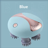 Mini Electric Head Massager Relax Shoulder Neck Deep Tissue Red Light Therapy Body Scalp Massage Kneading Vibrating Device - V.I.P Digital Presence