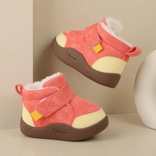 Winter Baby Girl Shoes Toddler Snow Boots Infant Plush Warm Kids Ankle Boots Boys Cotton Shoes - V.I.P Digital Presence