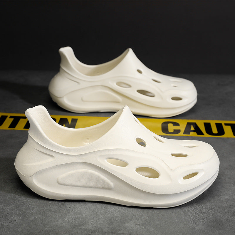Soft soled toe hole slippers with simple breathable and comfortable fit for beach sandals - V.I.P Digital Presence