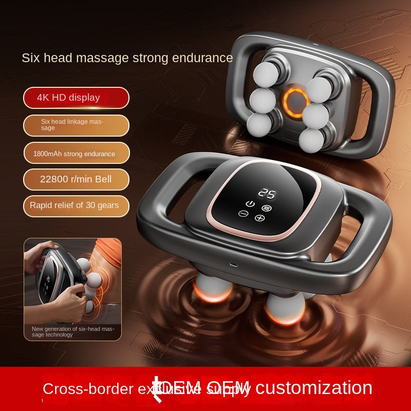 Cross-border Exclusive 16-Head Muscle Gun Multi-Head Strong Power Deep Tissue Massage English Version - V.I.P Digital Presence