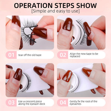 False Eyelashes Warm Gel Free Self-Adhesive Three Pair Suit Pure Manual Natural Exquisite Boxed Japanese False Eyelashes - V.I.P Digital Presence