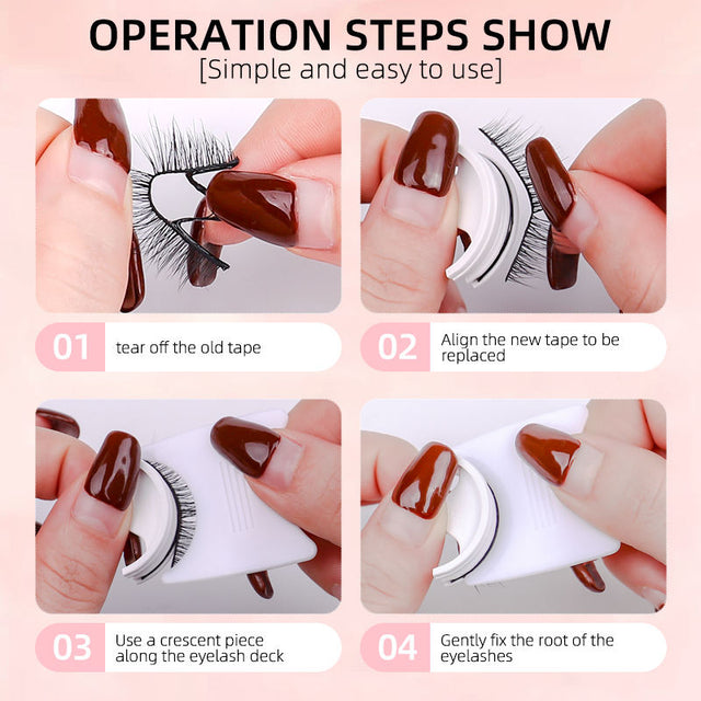 False Eyelashes Warm Gel Free Self-Adhesive Three Pair Suit Pure Manual Natural Exquisite Boxed Japanese False Eyelashes - V.I.P Digital Presence