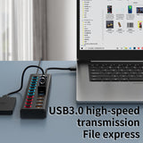 3.1 Gen2 HUB3.0 Hub Laptop Distribution Device Mobile Expansion Device Hub Expansion Dock 11 in One - V.I.P Digital Presence