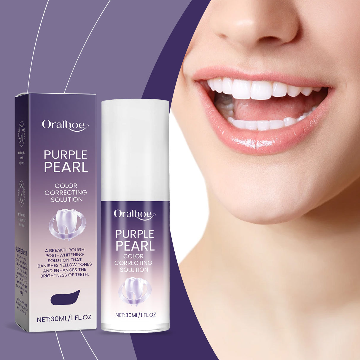 Purple Care Toothpaste Clean Teeth Hygiene Care Mouth Fresh Daily Care Toothpaste - V.I.P Digital Presence