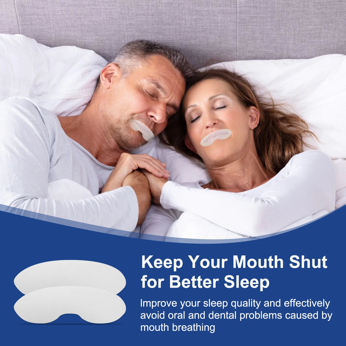 ELAIMEI Anti Snoring Sleep Strips Disposable Gentle Mouth Tape for Better Nose Breathing Reduce Mouth Dryness Sore Throat - V.I.P Digital Presence