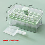 Press Type Ice Cube Ice Box Refrigerator Ice Cube Artifact Silicone Mold With Cover Household Sealed Food Grade Ice Maker - V.I.P Digital Presence