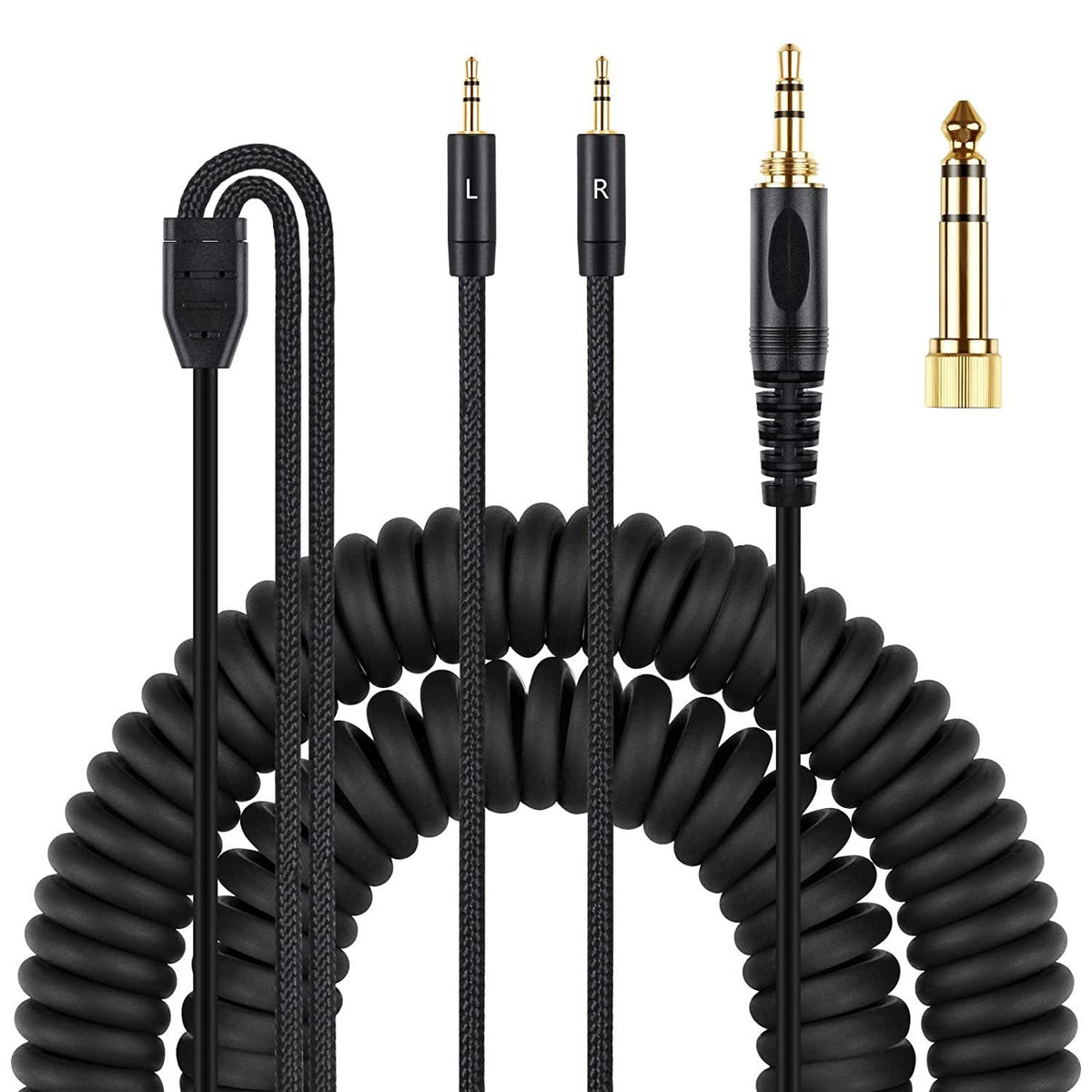 Suitable for Tianlong AH-D7100 7200 D600 D9200 5200 dual 3.5mm headphone spring cables - V.I.P Digital Presence