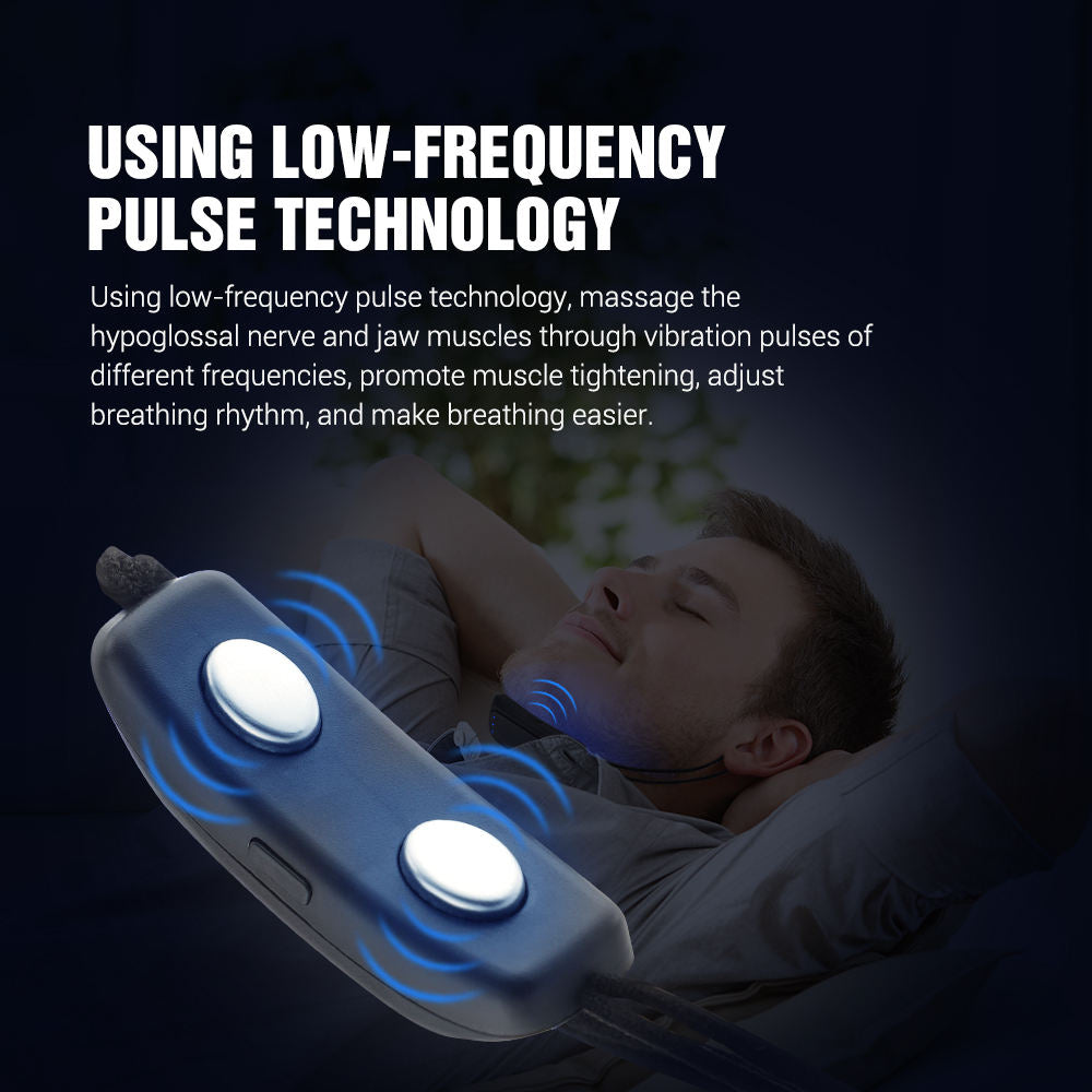 Intelligent Throat Pulse Stop Snoring Device Sleep Instrument Electric Stop Snoring Device Snoring Corrector - V.I.P Digital Presence