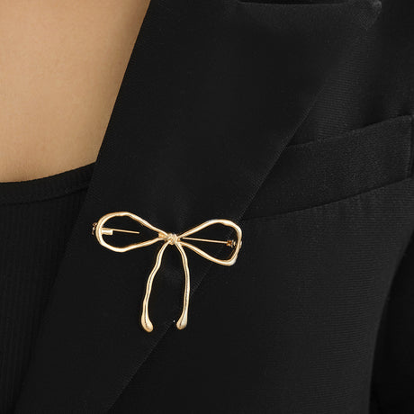 Bow brooch women's decorative brooch cross-border niche lava bow versatile pin accessory - V.I.P Digital Presence