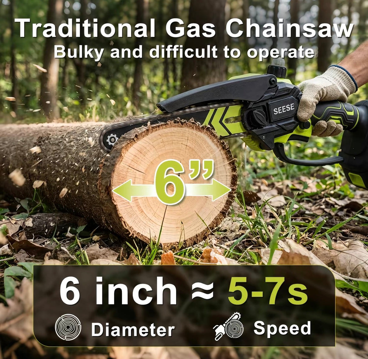 TurboSaw Cordless Chainsaw